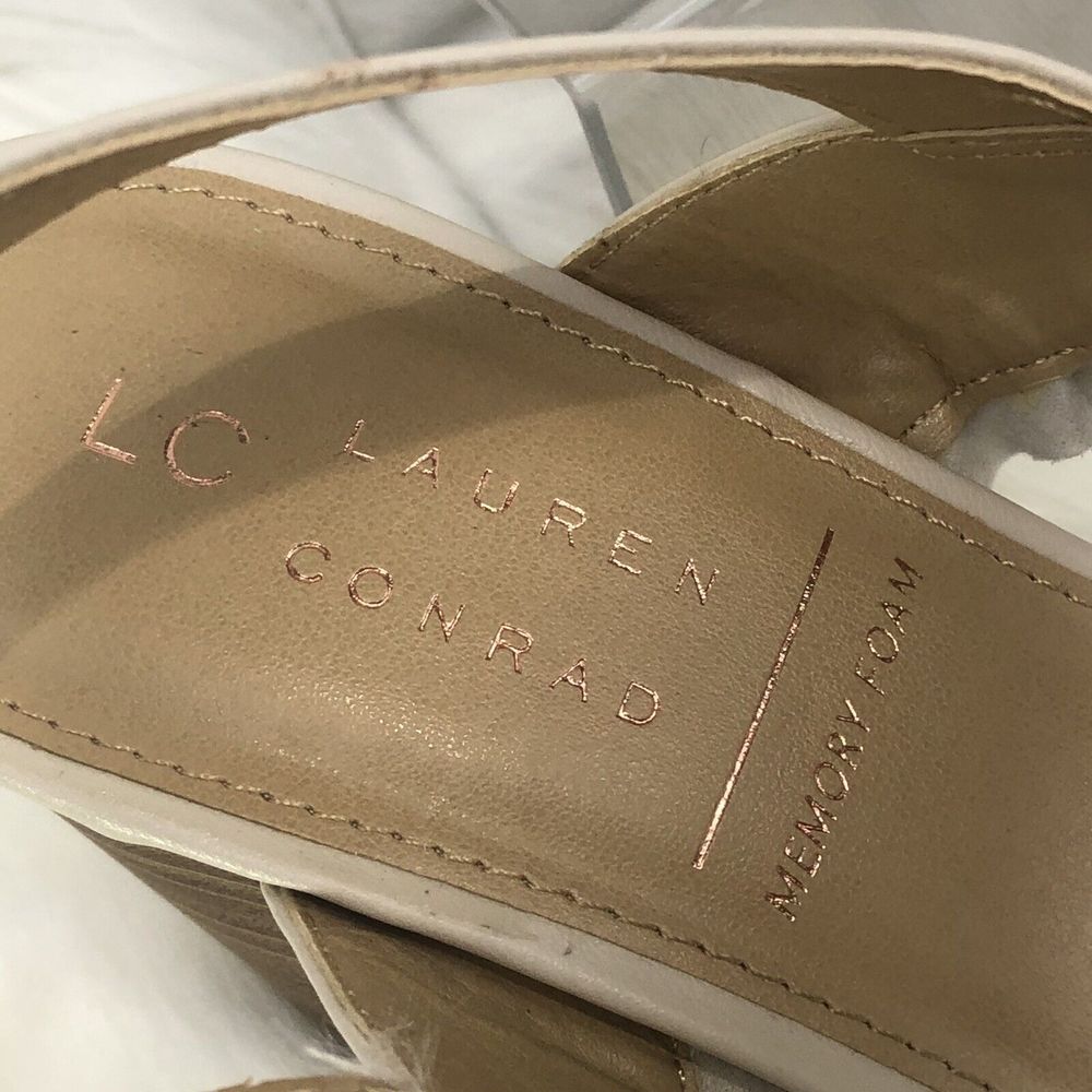 New- Lauren Conrad Sandals Heels Size 8 M - Picture 10 of 16